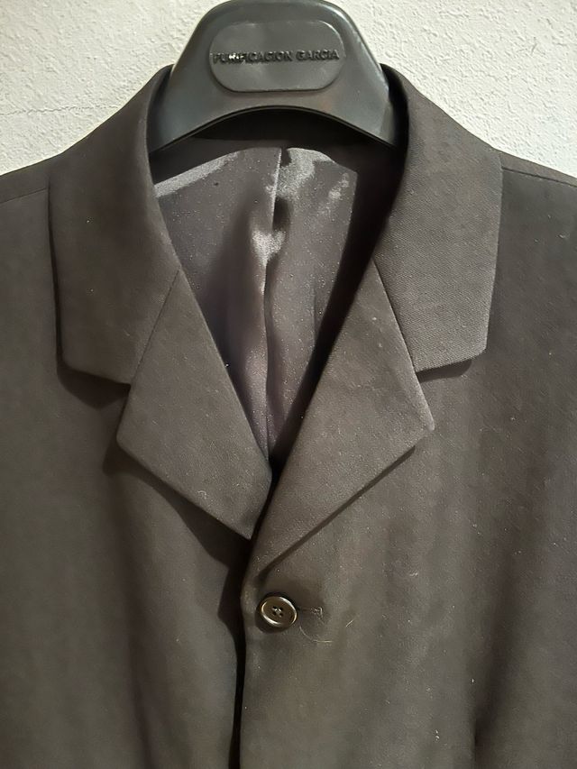 Abrigo Adolfo Dominguez Negro