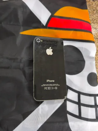 iPhone 4 Preto com Tela Rachada