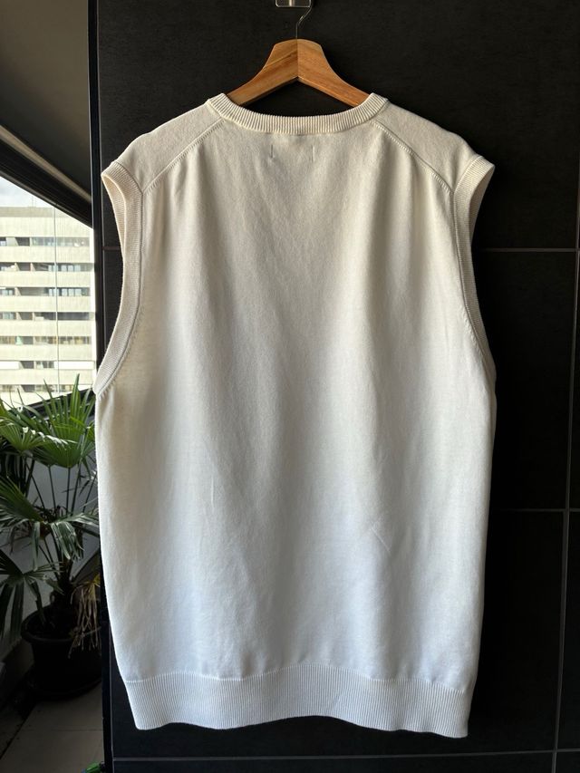 Chaleco Chaps Ralph Lauren Beige Talla XL