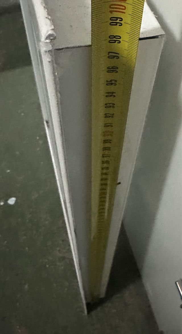 Ventana corredera aluminio blanca hueco 715x980 mm