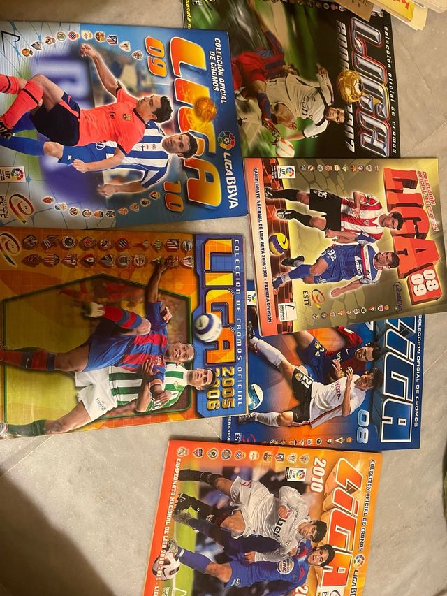 Collezione cromos La Liga (varie annate)