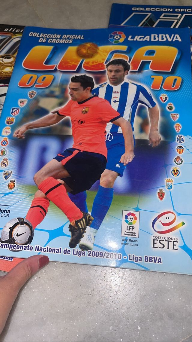 Collezione cromos La Liga (varie annate)