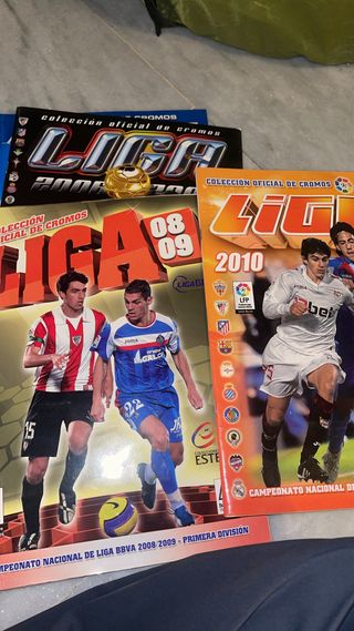 Colección cromos La Liga (varios años)