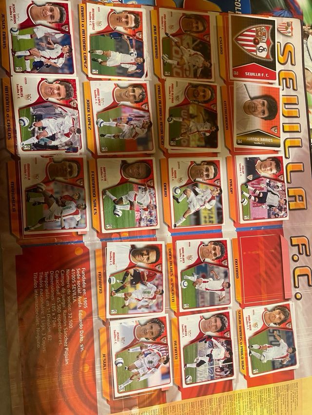 Collezione cromos La Liga (varie annate)
