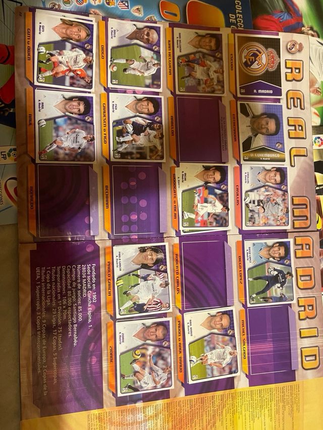 Collezione cromos La Liga (varie annate)