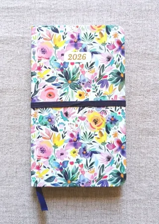 Agenda 2026 Copertina Rigida Floreale