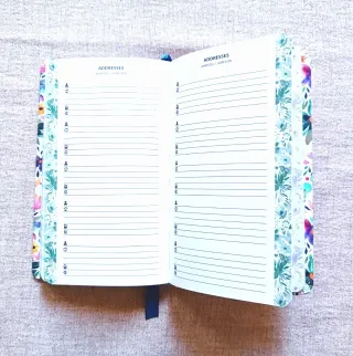 Agenda 2026 Copertina Rigida Floreale