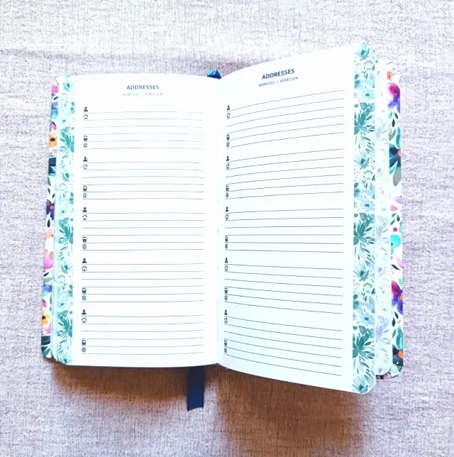 Agenda 2026 Copertina Rigida Floreale