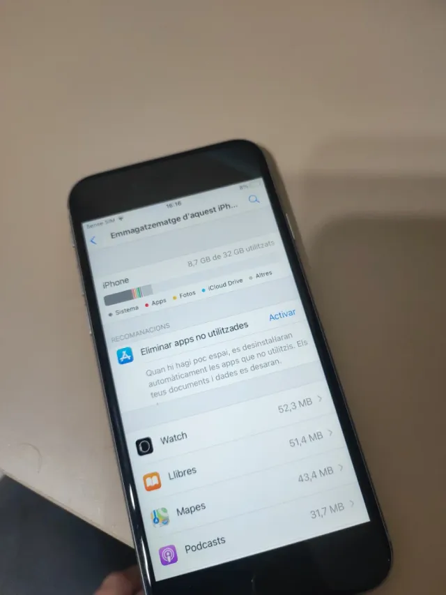 iPhone 6s 32GB Gris Espacial