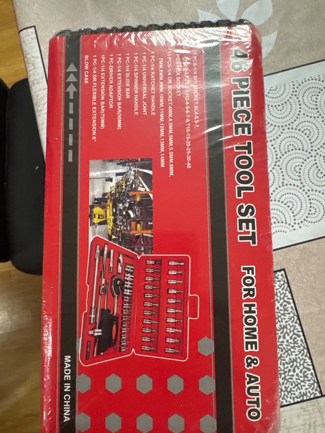 Caja de herramientas 46 piezas