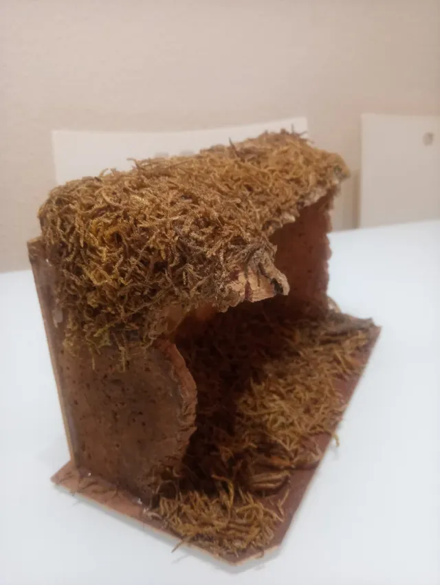 Portal de Belén sin figuras