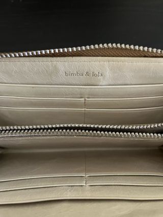 Cartera Bimba y Lola Beige Perforada