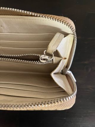 Cartera Bimba y Lola Beige Perforada