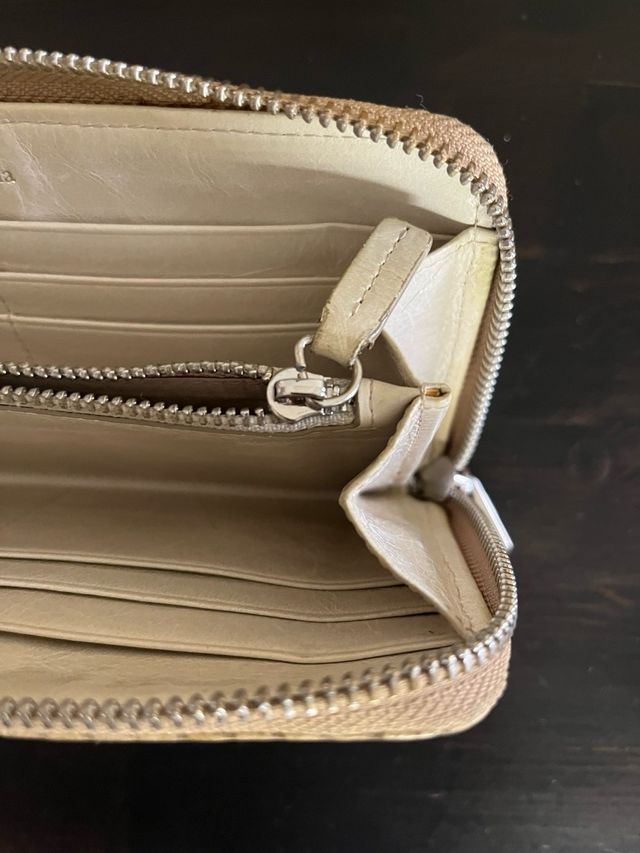 Cartera Bimba y Lola Beige Perforada