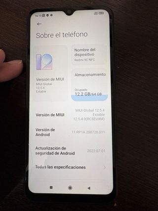 Xiaomi Redmi 9C 64GB Negro