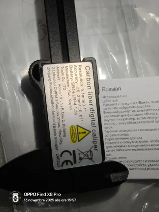 Mini calibro elettronico