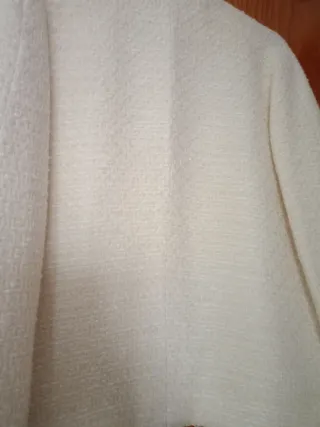 Chaqueta Purificación García Beige Talla M