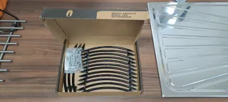 Tiradores de cocina negros (15 unidades)