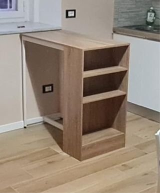 Tavolo bar alto in legno