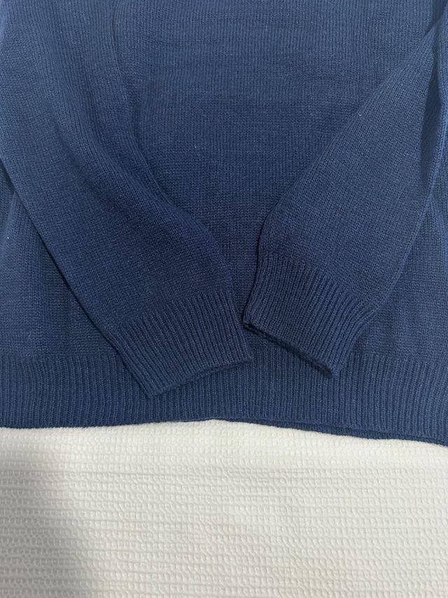 Jersey Navideño Hombre azul marino