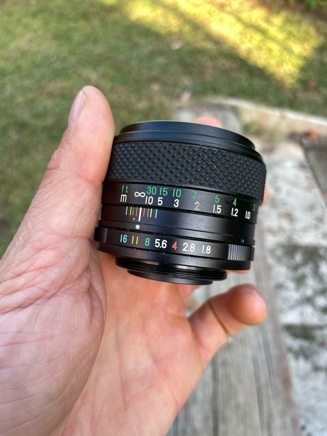 Lente Vintage FUJINON 55mm f 1.8 - Montura M42