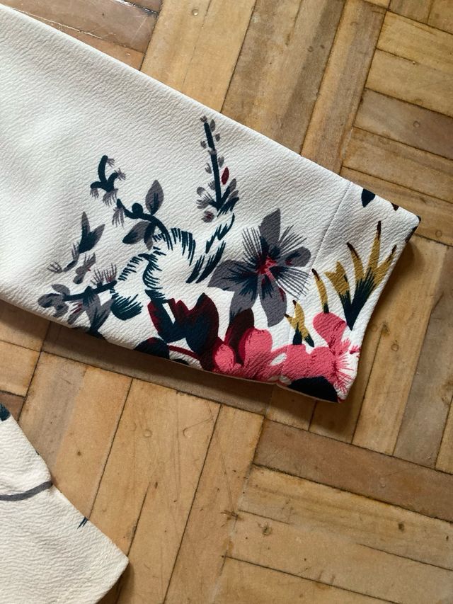 Chaqueta floral mujer verano