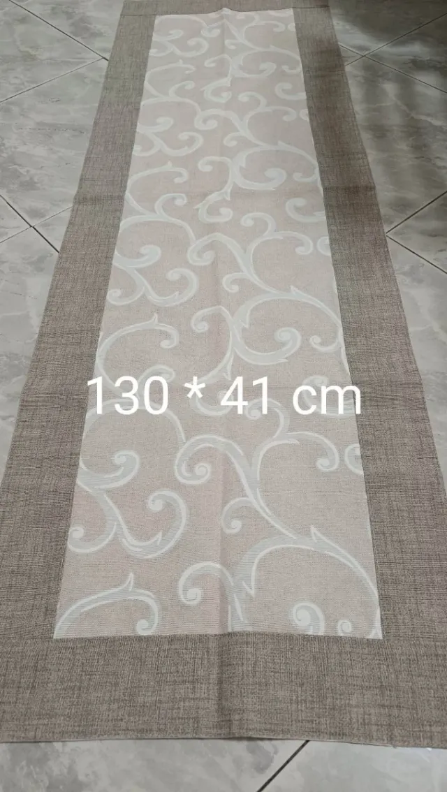 Runner beige 130x41 cm