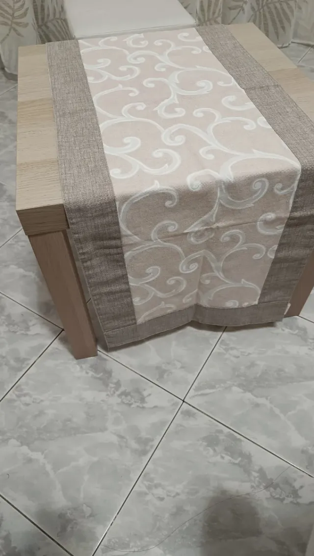 Runner beige 130x41 cm