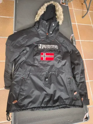 Chaqueta Geographical Norway Negra Mujer
