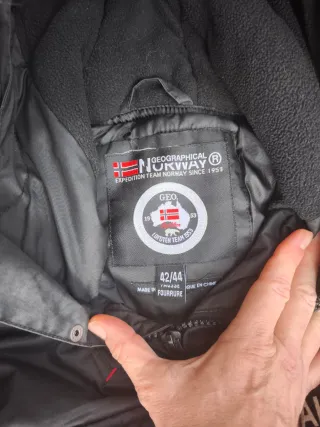 Chaqueta Geographical Norway Negra Mujer