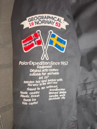 Chaqueta Geographical Norway Negra Mujer