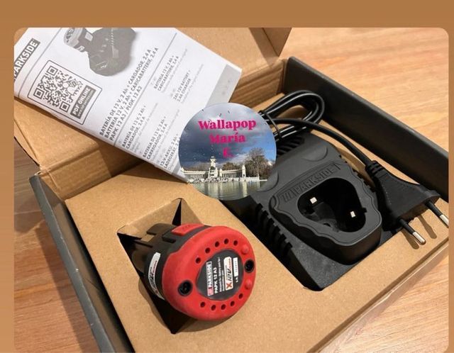 Batteria 12V e caricabatterie 2.4A Parkside