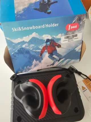 Soporte para esquís de pared