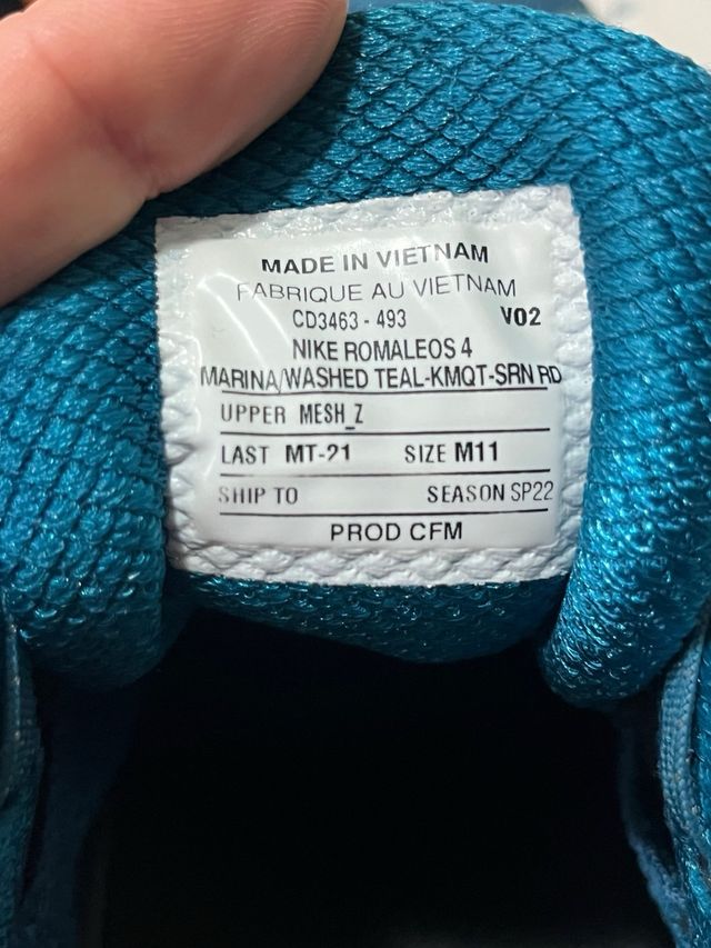 Zapatillas Nike Romaleos Halterofilia talla 45