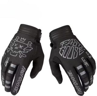 Guantes Fast Goose Táctiles Negro/Plata