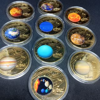 SISTEMA SOLAR COLECCIÓN 10 MONEDAS