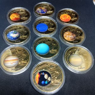 SISTEMA SOLAR COLECCIÓN 10 MONEDAS