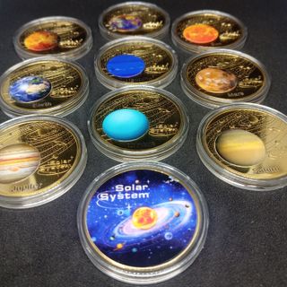 SISTEMA SOLAR COLECCIÓN 10 MONEDAS