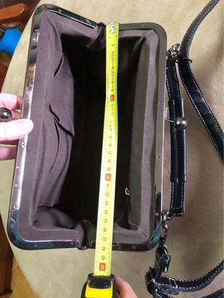 Bolso negro piel sintética nuevo