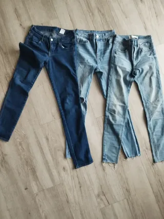 Lote 3 Pantalones Vaqueros Talla 32