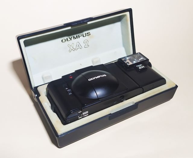 Olympus XA2 Cámara Telemétrica Negra