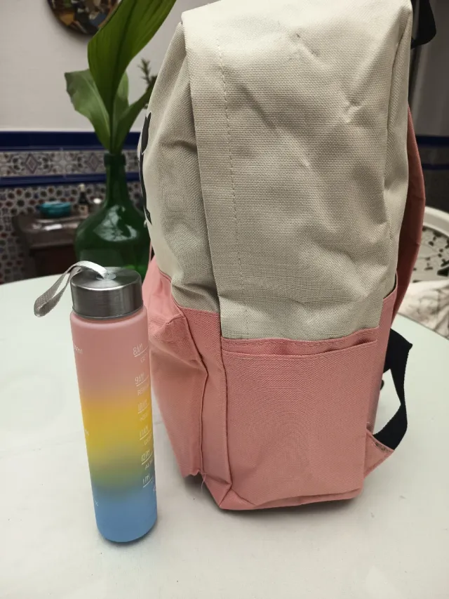 Mochila, Botella y Lapicero Gatitos