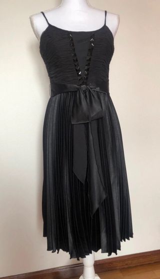 Vestido fiesta Jota + Ge Talla 44 Negro