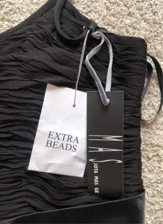 Vestido fiesta Jota + Ge Talla 44 Negro