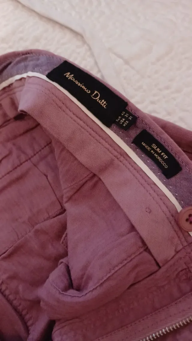 Pantalón Massimo Dutti Slim Fit Talla 40
