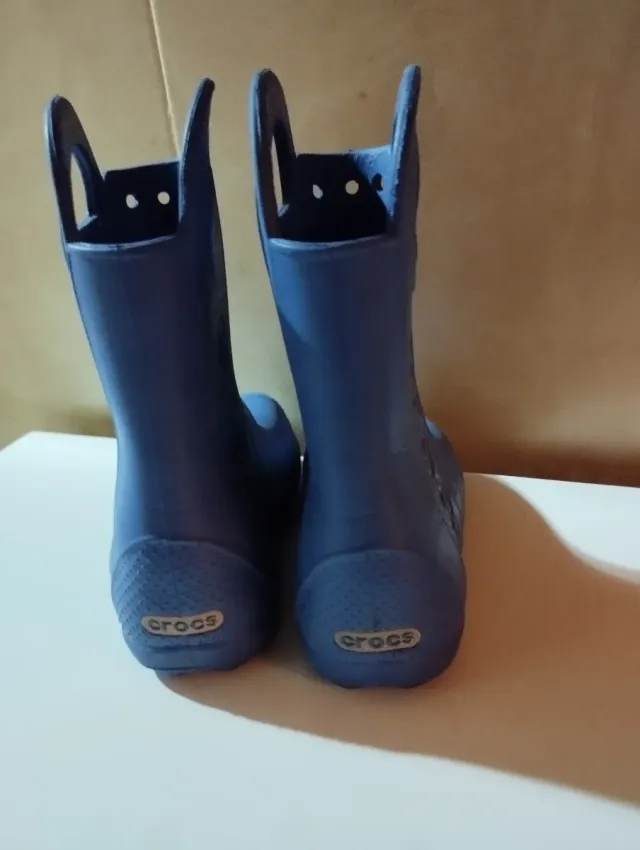 Botas de agua Crocs niño azul
