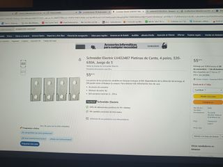 Schneider Electric LV432487 Pletinas de Canto