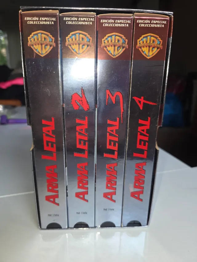 Pack Arma Letal VHS Edición Coleccionista