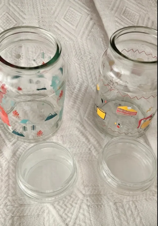 2 Tarros Organizadores Decorados