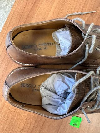 Scarpe Sergio Cippitelli camoscio marrone Tg 45